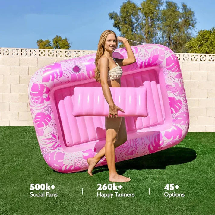 COLCHÓN FLOTANTE INFLABLE 🌊🏖️