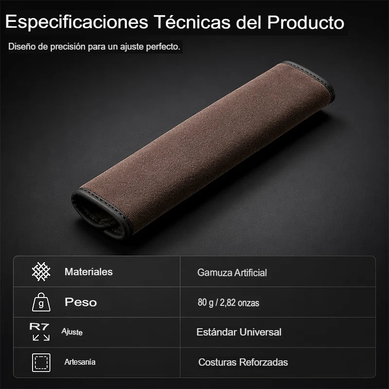 2X1 ALMOHADILLAS DE GAMUZA PARA CINTURÓN 🚗✨