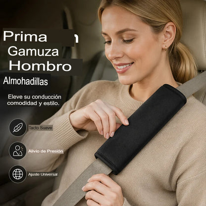 2X1 ALMOHADILLAS DE GAMUZA PARA CINTURÓN 🚗✨