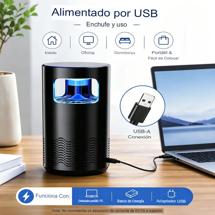 TRAMPA ELÉCTRICA USB PARA MOSCAS 🪰🔌