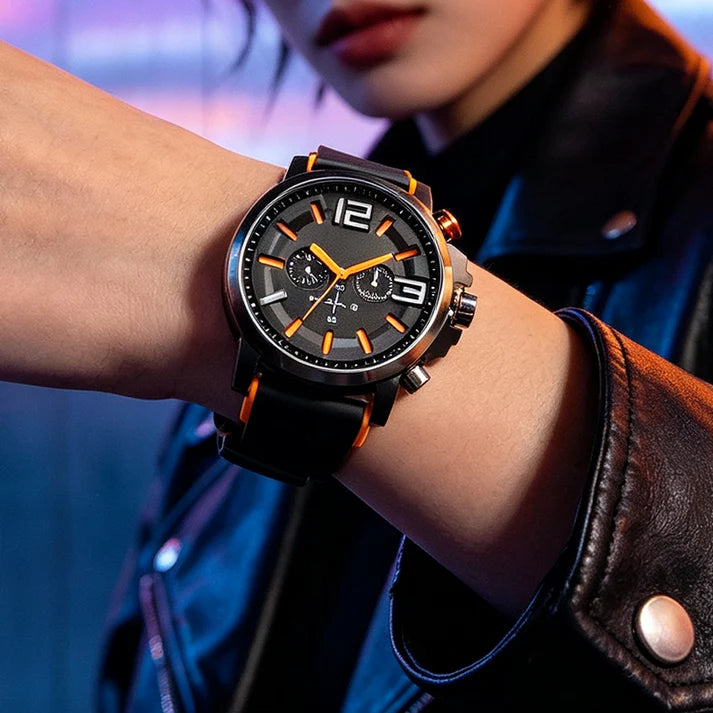 RELOJ DE CUERO EXCLUSIVO ⌚🖤