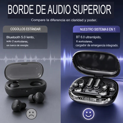AURICULARES 6 EN 1 🎧🔥