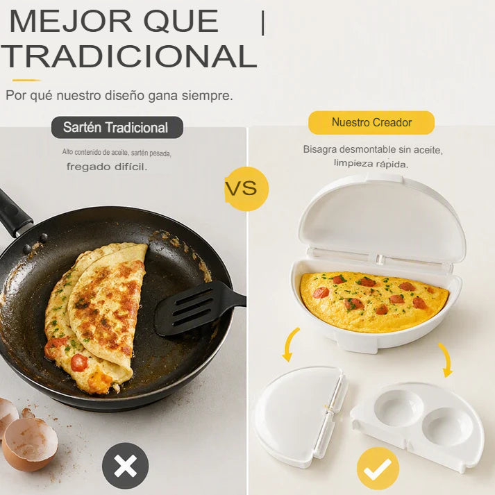 ⚡ MICRO COOK 2 EN 1: MOLDE PARA MICROONDAS