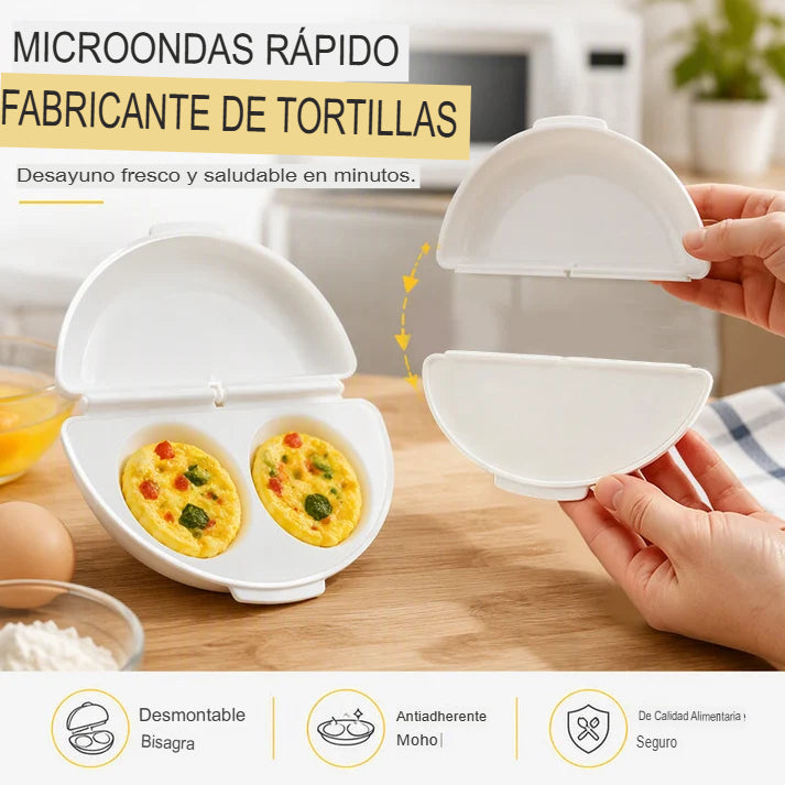⚡ MICRO COOK 2 EN 1: MOLDE PARA MICROONDAS