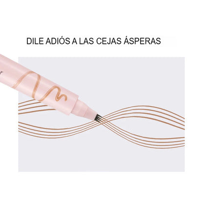 ✨🤎 LÁPIZ DE CEJAS DE 4 PUNTAS – ASPECTO NATURAL 💁‍♀️