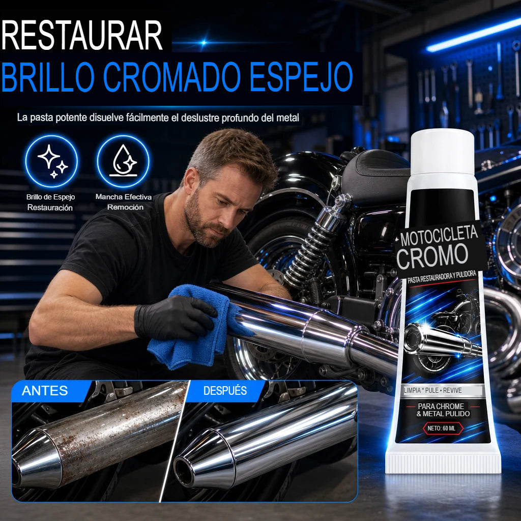 ✨🚗 PROMO 2x1 CREMA RESTAURADORA DE CROMO 🔥