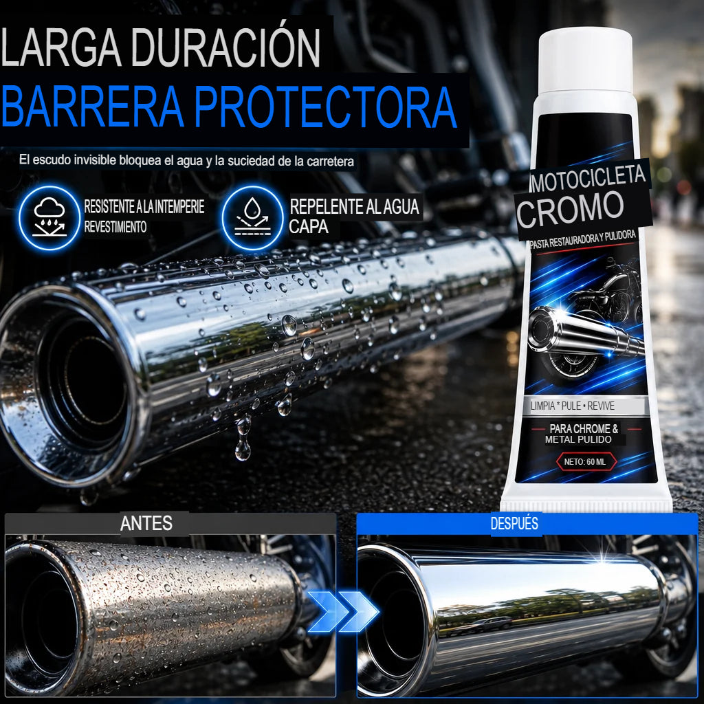 ✨🚗 PROMO 2x1 CREMA RESTAURADORA DE CROMO 🔥