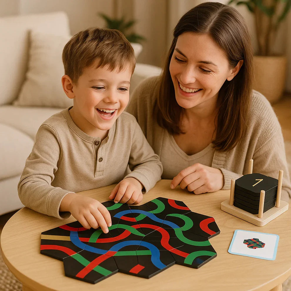 ACCIÓN FAMILY: JUEGO EDUCATIVO DE BÚSQUEDA DE RUTAS – ARMAR CAMINOS 🧠🎯