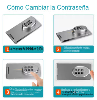 SAFEPASS: CERRADURA MECÁNICA CON CONTRASEÑA 🔒🧠