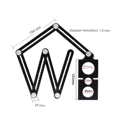 REGLEX: REGL MEDIDORA DE ÁNGULOS 🔧📐