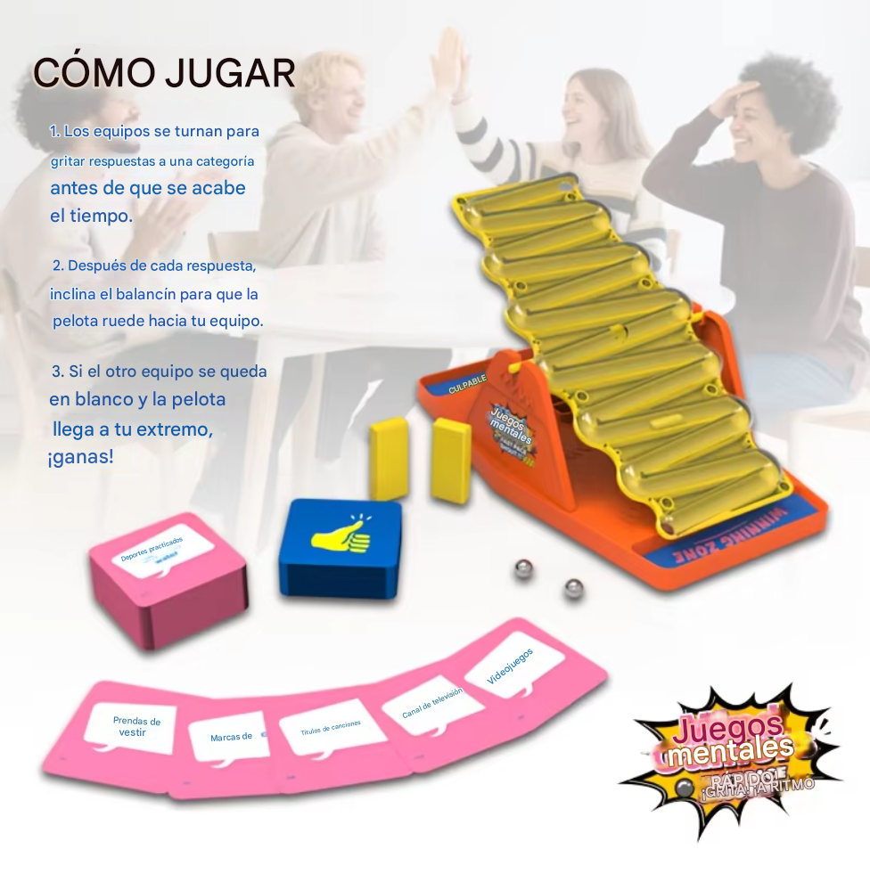 ¡BOLANCIN! 🏐 – El juego familiar para reír, pensar rápido y ganar equilibrio 🛝