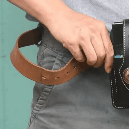 ALFA BAG: RIÑONERA MACHO ALFA EN CUERO💼💎