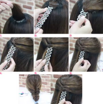 HAIRFLEX: RESORTE PARA PEINADO X3 🌸🌀